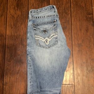 Buckle Black Premium Jeans - Blake Relaxed Straight - 34 Long